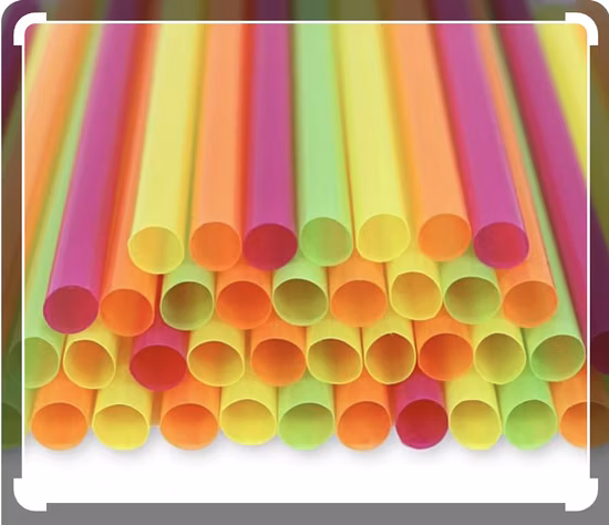 Colori e motivi personalizzati Cannucce di carta per bevande in PLA diritte compostabili biodegradabili