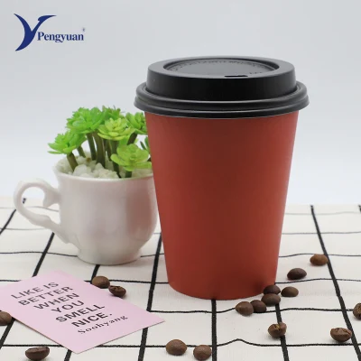 Tazza da caffè con tazza di carta a parete singola stampata monouso personalizzata