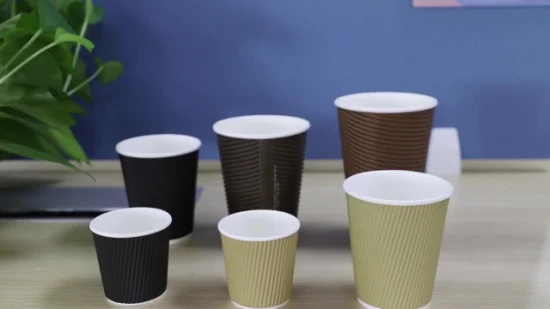 Produttori Fornitore Tazza di carta Kraft per tè usa e getta per caffè
